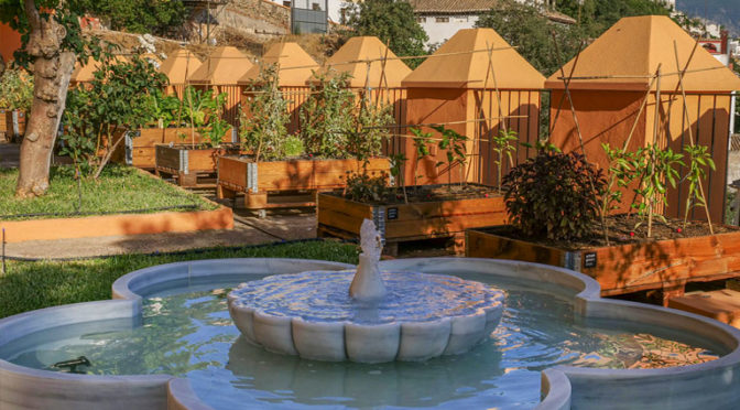 Hotel Alhambra Palace (Granada) presenta su nuevo huerto urbano ecológico