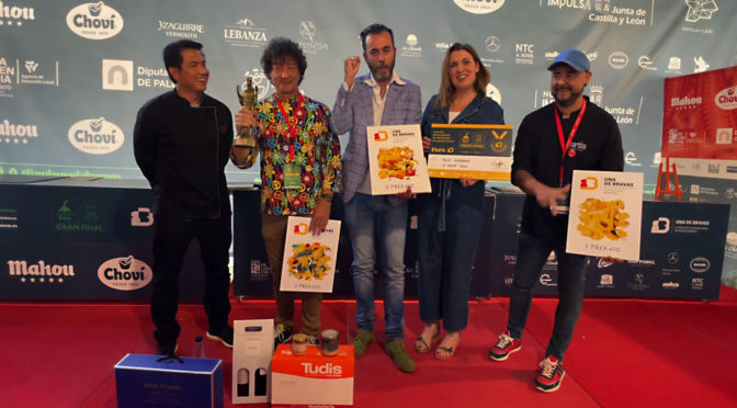 Isaac Montoya, ganador del Tercer Campeonato de Patatas Bravas en Palencia 2022